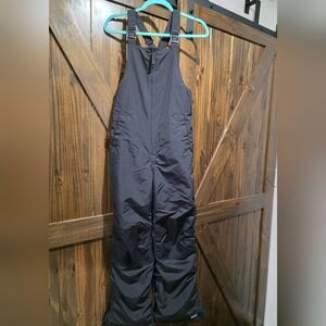 Lands End, Youth Black Snow Bibs, Sz 14